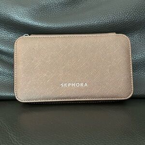 Sephora Hard Shell Metallic Makeup Brush Case